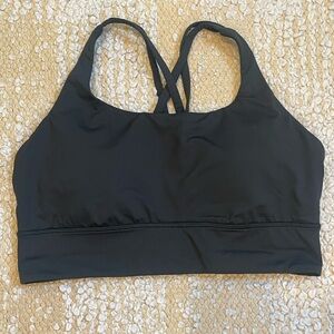 Lululemon Rainforest Green Energy Bra Longline B/C/D cup Size 10